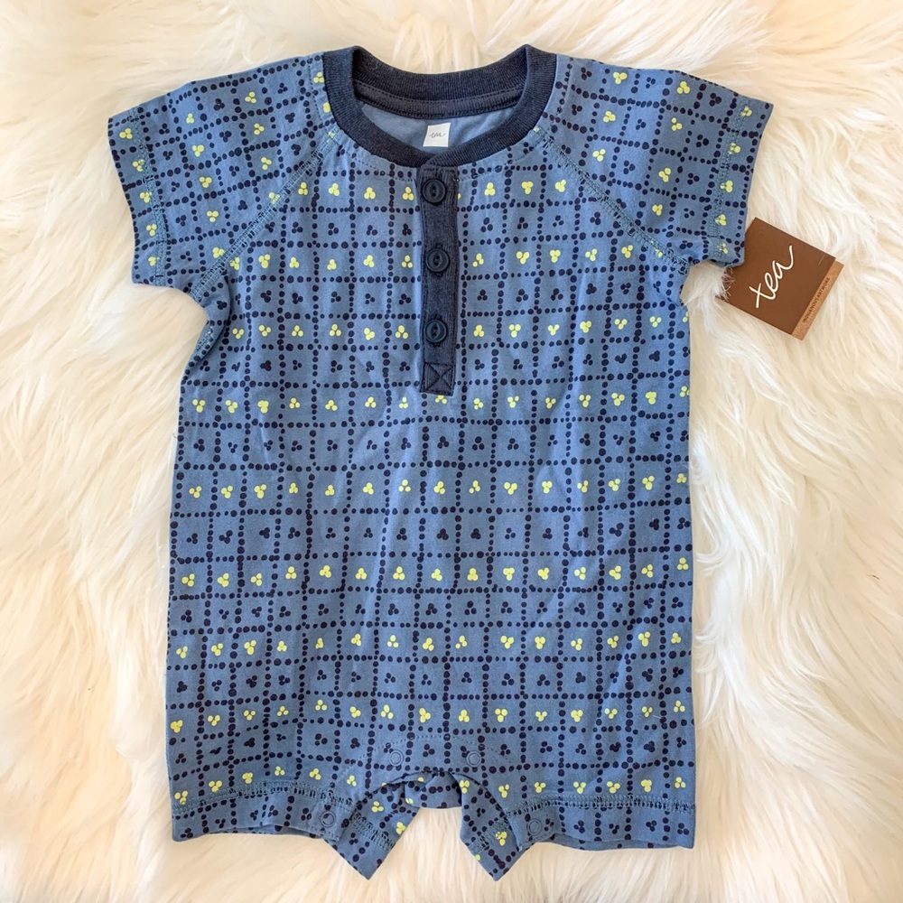 Tea Collection Baby Boy Romper 3-6 months